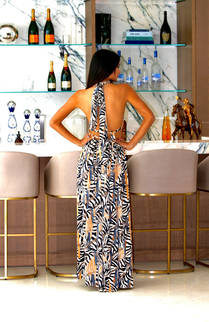 Palm Beach cutout Maxi dress | Social Girls Miami