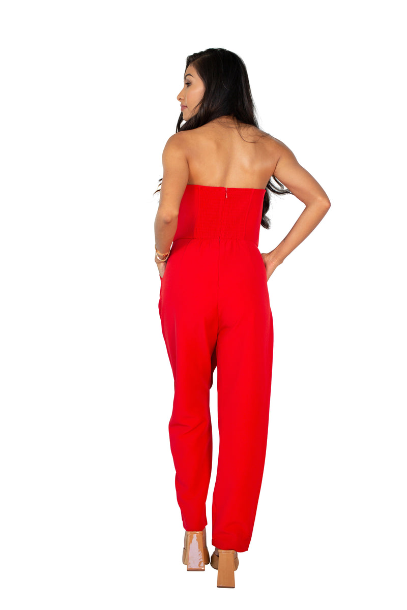 Key Biscayne red jumpsuit - 1