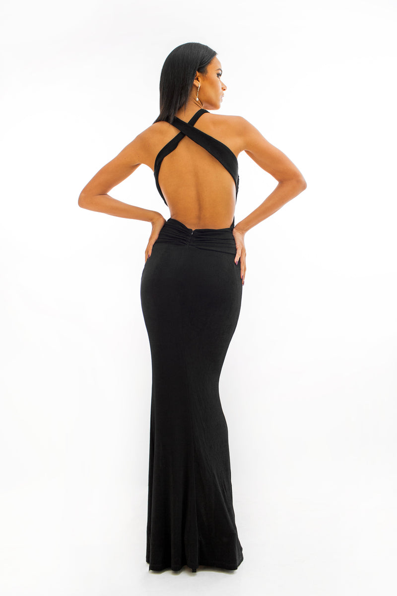 Black Maxi Dress - 1
