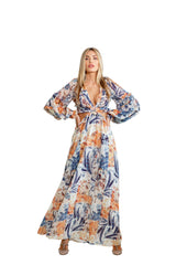 Positano Cutout Maxi Dress | Social Girls Miami