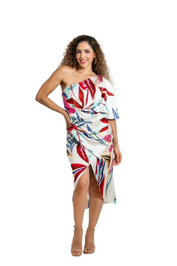Andalousie One Shoulder Dress | Social Girls Miami